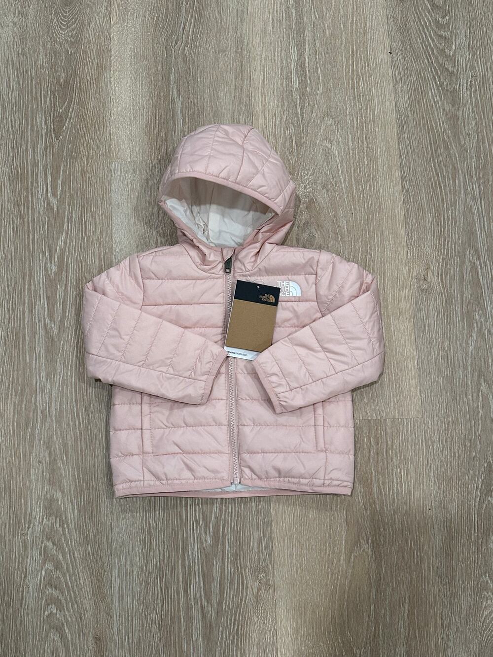 The North Face Eclipse Reversible Insulated Jacket, Kids' Pink Moss, Size 2, NWT